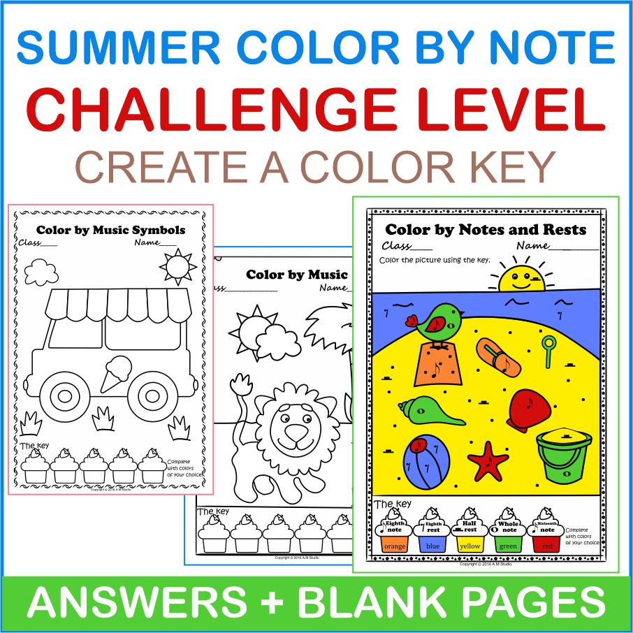Summer Color by Note Music Pack | Note Rest Dynamics (img # 3)
