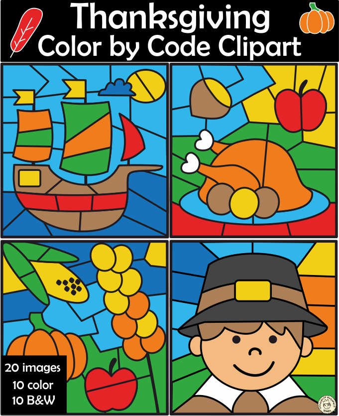 thanksgiving-color-by-number-clipart