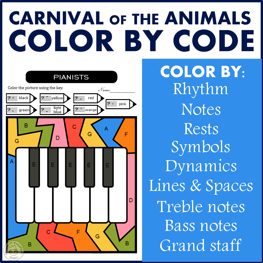 Carnival of the Animals Music Sub Plans Bundle | NO PREP | Elementary Music (img # 3)