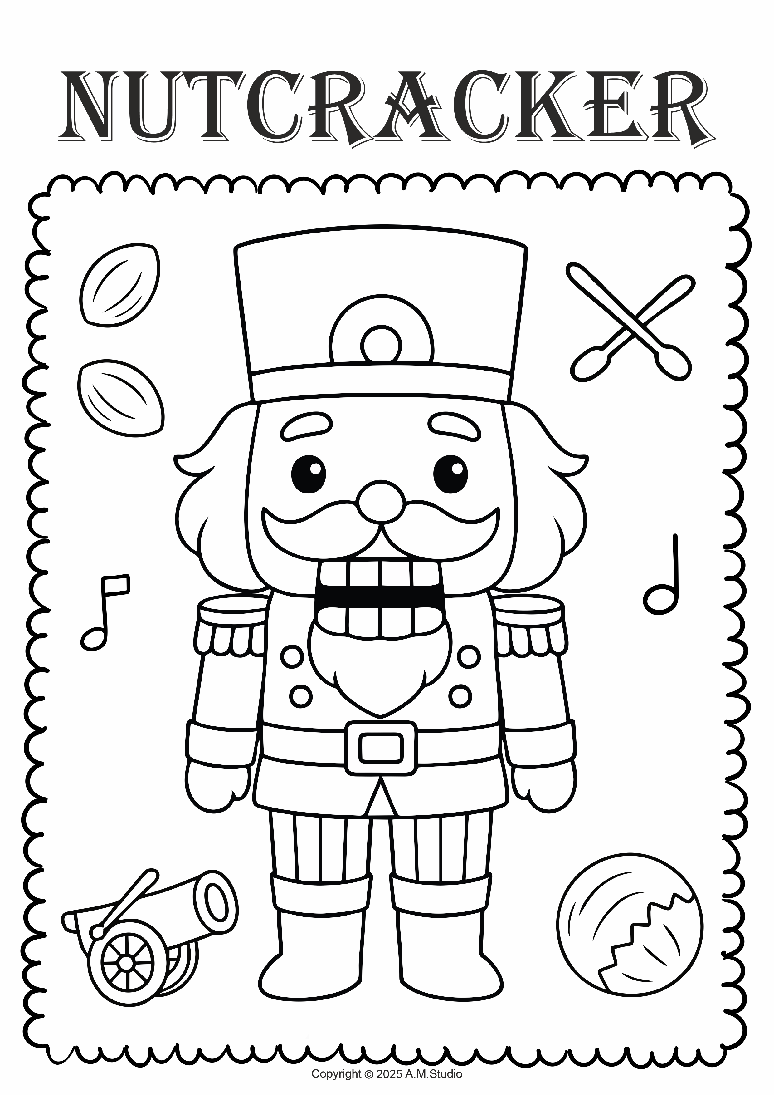 The Nutcracker Ballet (Main Characters) Coloring Pages (img # 1)