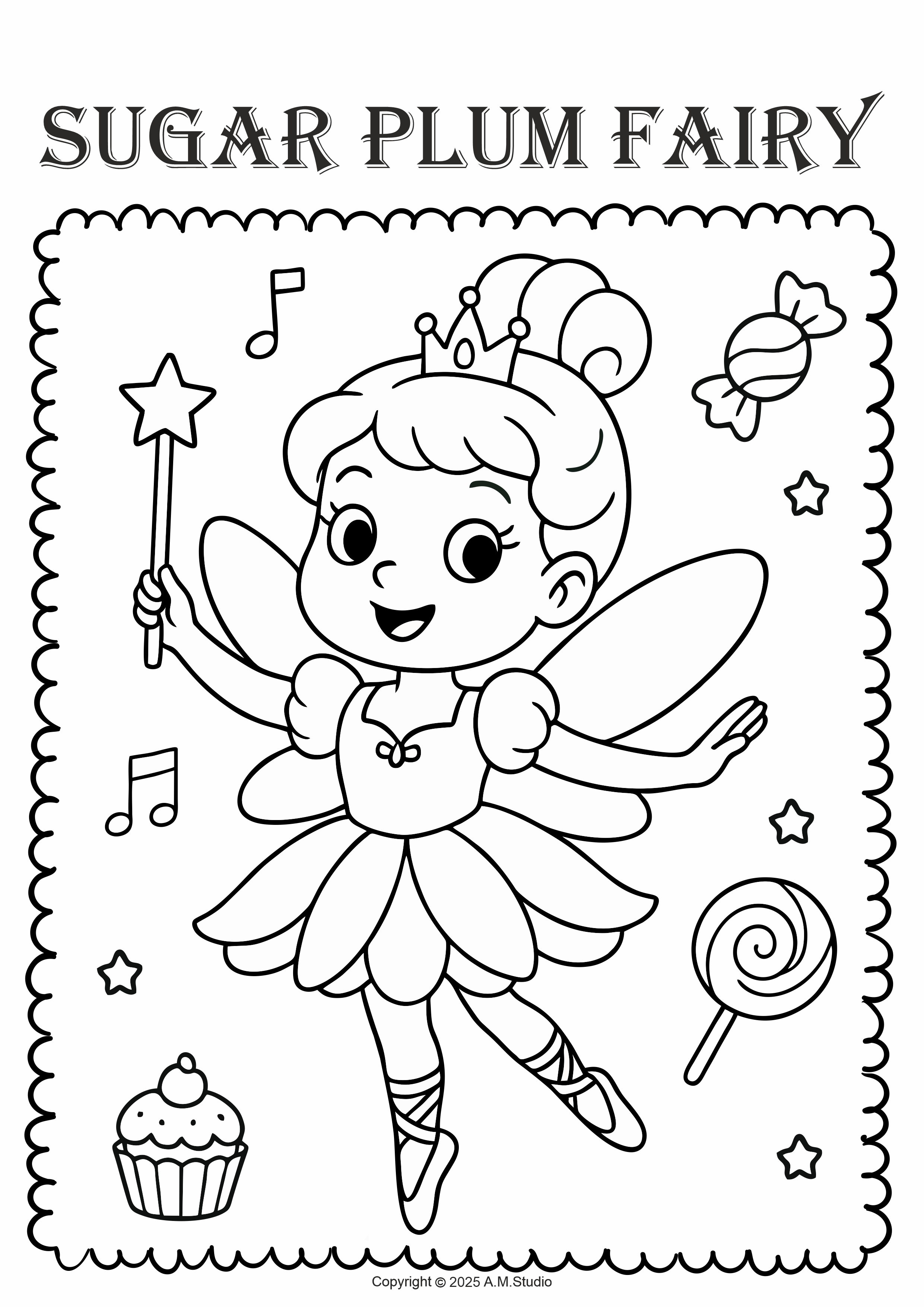 The Nutcracker Ballet (Main Characters) Coloring Pages (img # 3)