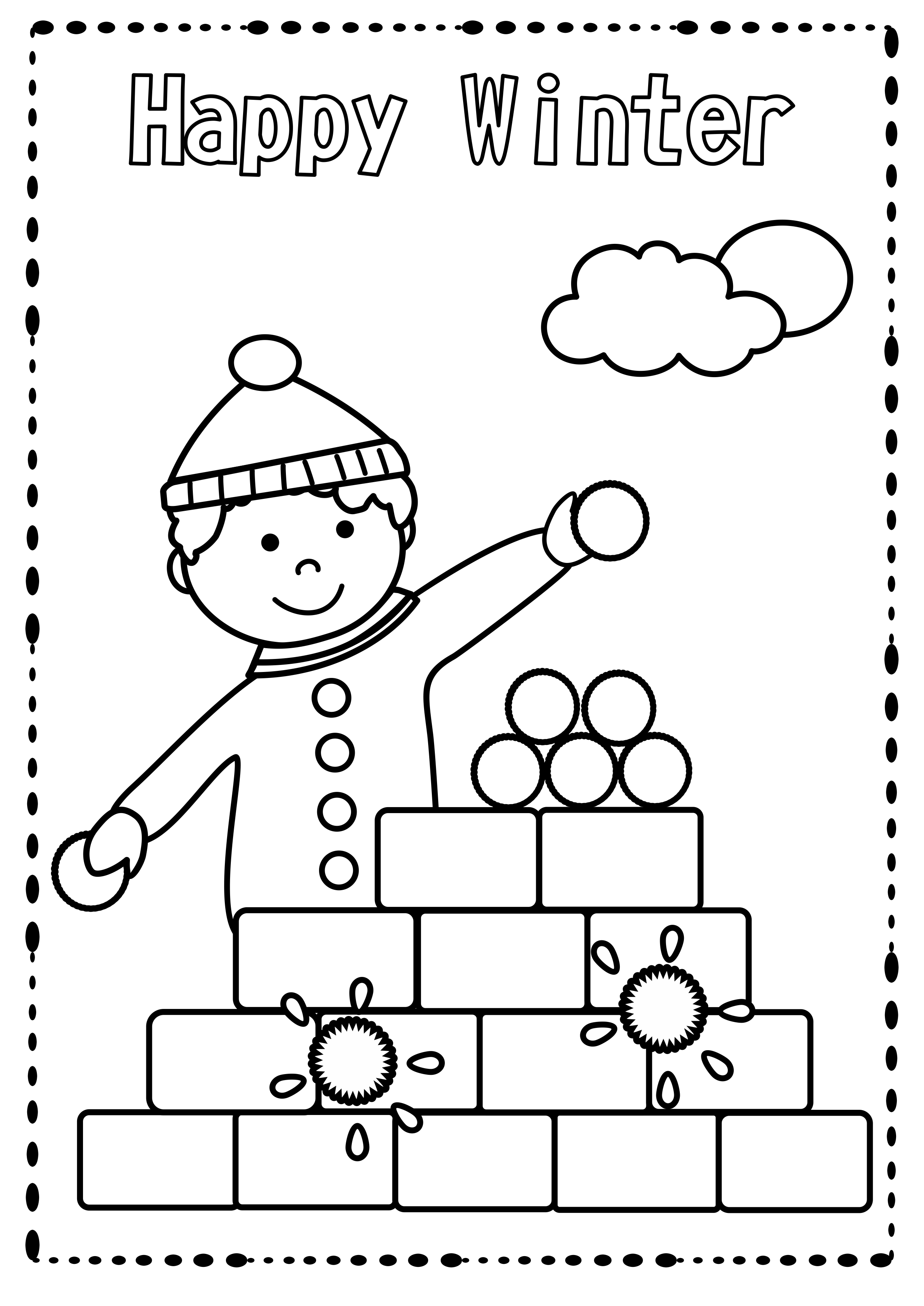 Winter Coloring Pages (img # 1)