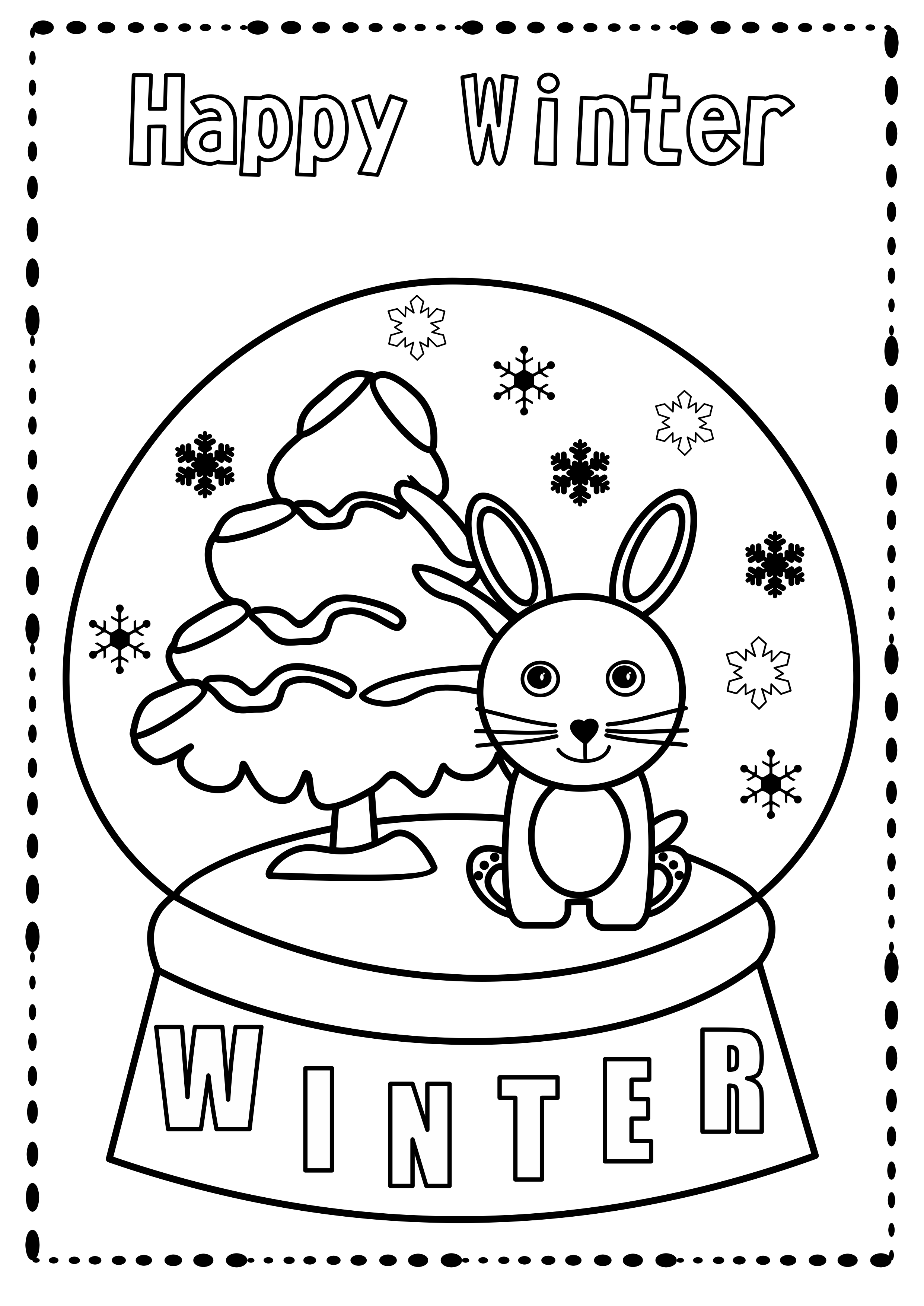 Winter Coloring Pages (img # 3)